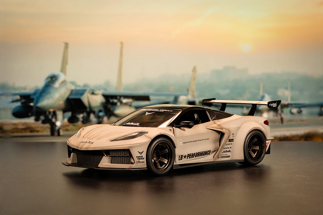 Liberty Walk Chevrolet Corvette C8, 1:24 Scale Vehicle