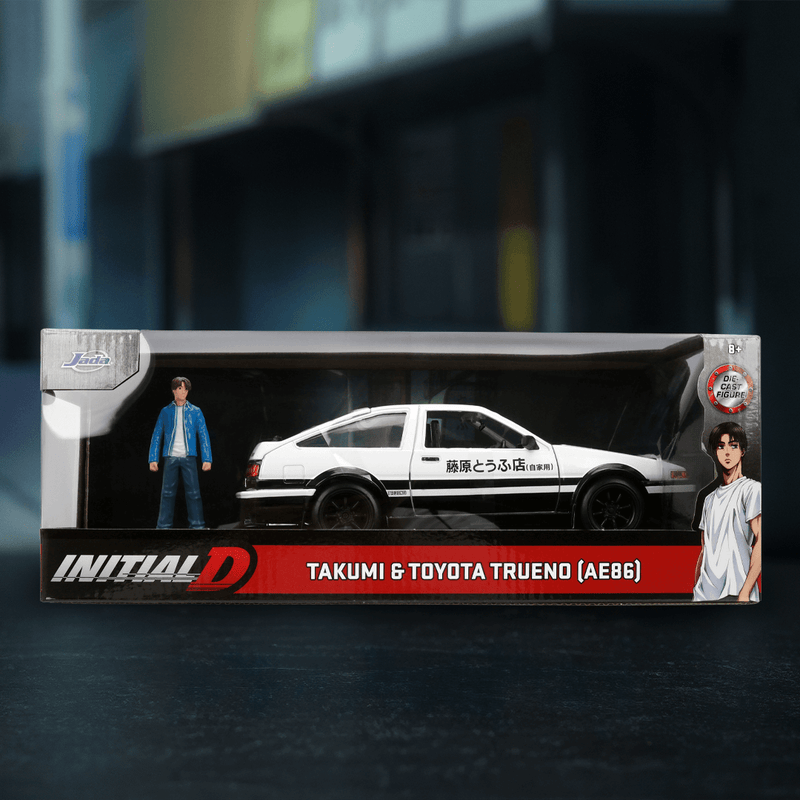Initial D 1:24 Toyota Trueno AE-86 w/ Takumi PDP 03