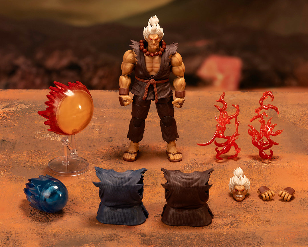 Ultra Street Fighter II Akuma 1/12 Scale Action Figure Deluxe Player 2 Exclusive [ORDERS START 7/23/2026]