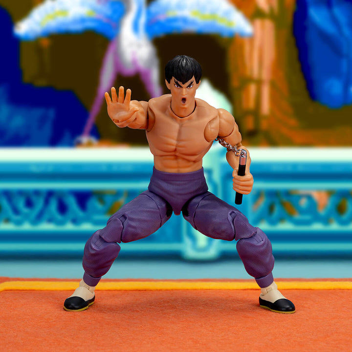 Ultra Street Fighter II Fei Long 1/12 Scale Action Figure Deluxe Player 2 (Exclusive)