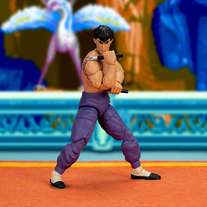 Ultra Street Fighter II Fei Long 1/12 Scale Action Figure Deluxe Player 2 (Exclusive)