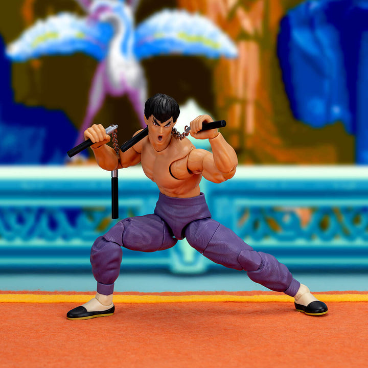 Ultra Street Fighter II Fei Long 1/12 Scale Action Figure Deluxe Player 2 (Exclusive)