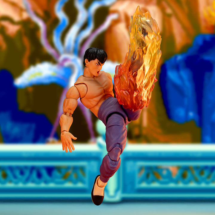 Ultra Street Fighter II Fei Long 1/12 Scale Action Figure Deluxe Player 2 (Exclusive)