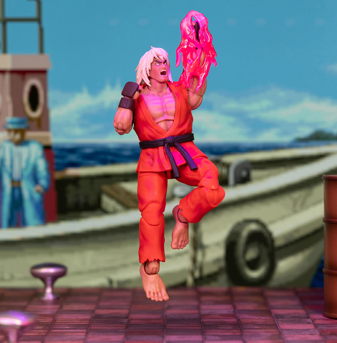 Buy Ultra Street Fighter II Violent Ken 1/12 Scale Action Figure
