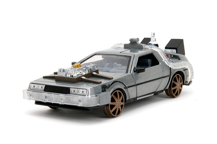 Back to the Future Part III Time Machine (Rail Version), 1:24 Scale Vehicle