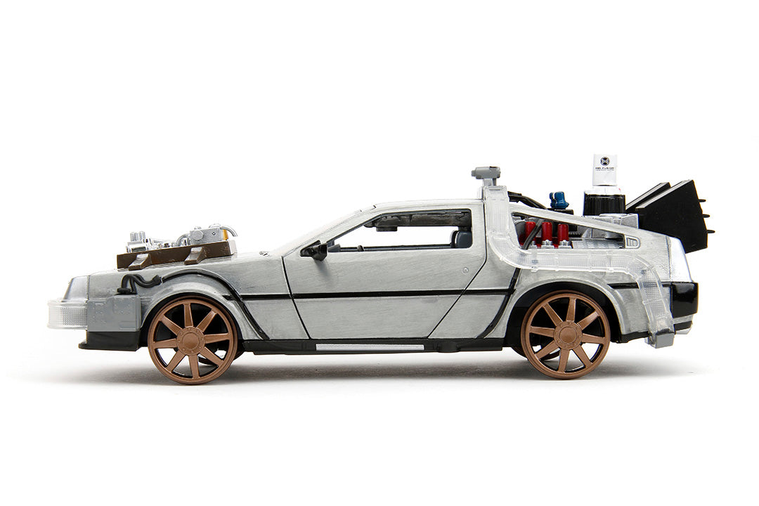 Back to the Future Part III Time Machine (Rail Version), 1:24 Scale Vehicle