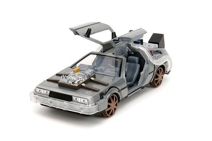 Back to the Future Part III Time Machine (Rail Version), 1:24 Scale Vehicle