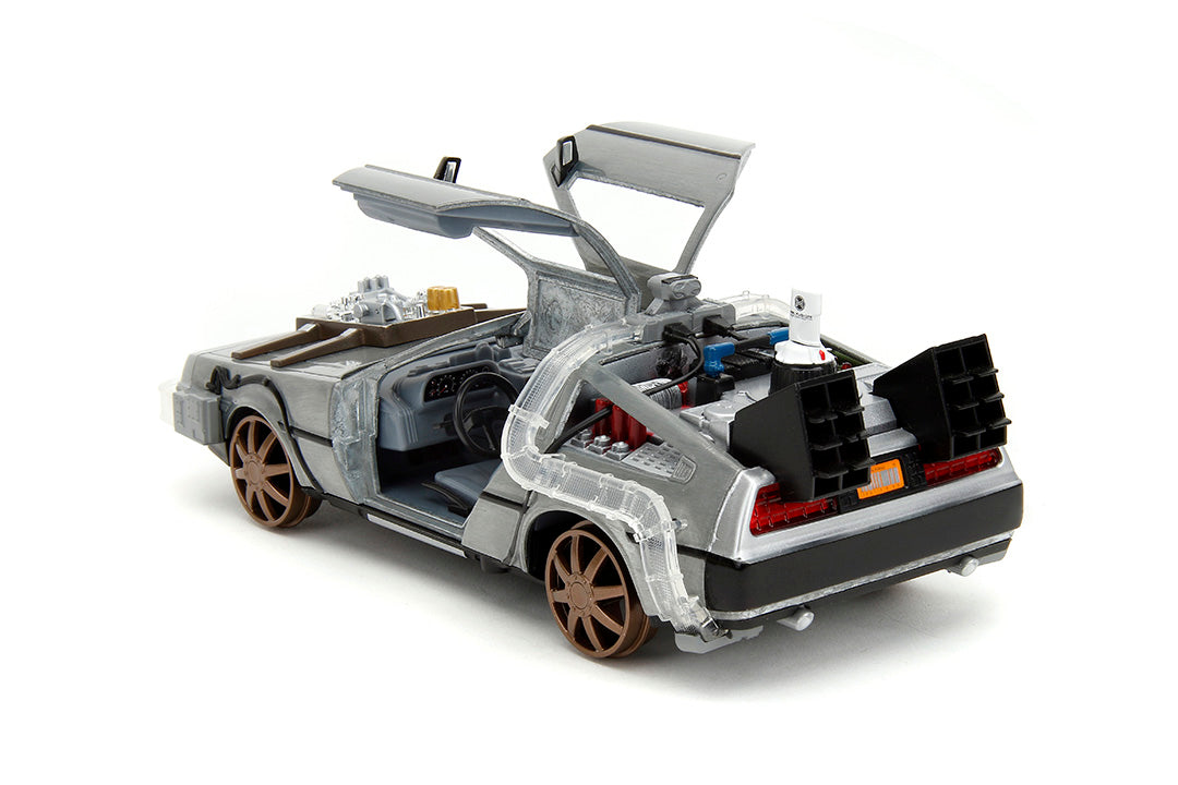 Back to the Future Part III Time Machine (Rail Version), 1:24 Scale Vehicle
