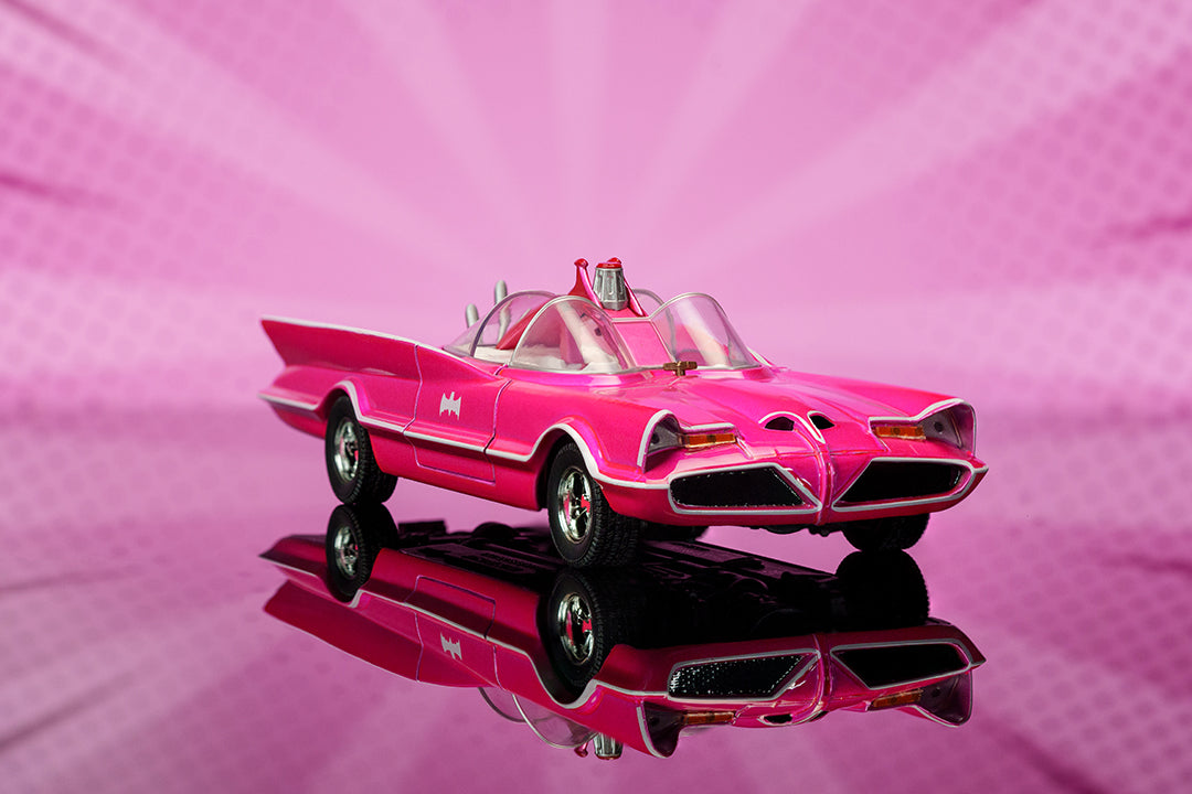 Pink Batmobile Buy Pink Slips Batman Classic TV Series Batmobile, 1:24 Scale Vehicle ...