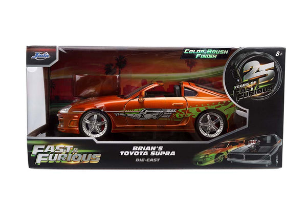 Fast & Furious 25th Anniversary Brian's Toyota Supra, 1:24 Die