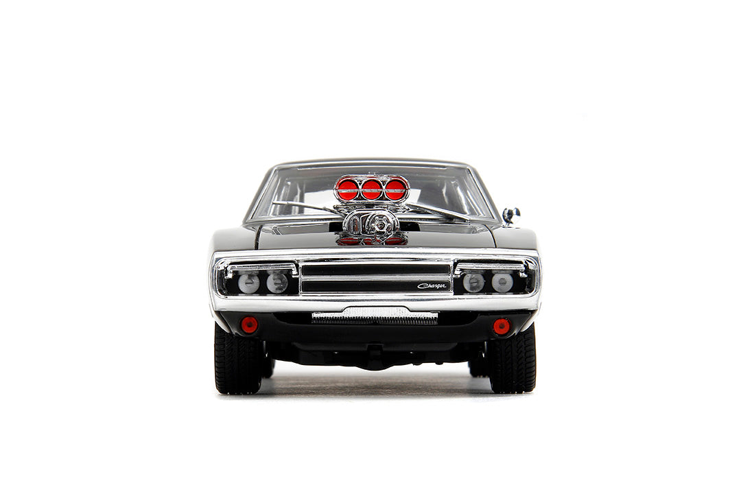 Jada JAD32215 1:32 FF 9-Doms Dodge Charger R/T Fast and Furious auto da collezione in miniatura, nero, taglia unica Jada JAD32215 1:32 FF 9-Doms Dodge Charger R/T Fast and Furious auto da collezione in miniatura, nero, taglia unica