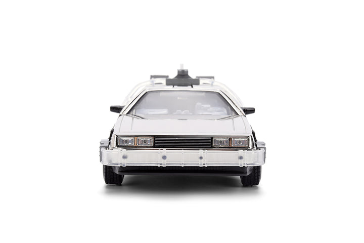 Back to the Future Time Machine, 1:24 Scale Vehicle (Chrome Exclusive) (PRE-ORDER)