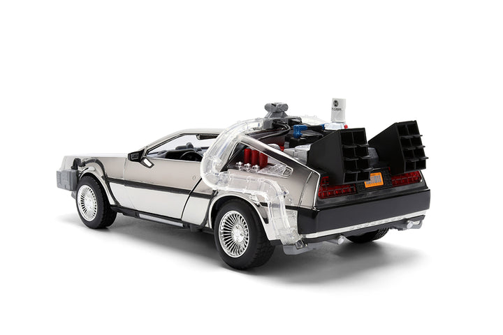 Back to the Future Time Machine, 1:24 Scale Vehicle (Chrome Exclusive) (PRE-ORDER)
