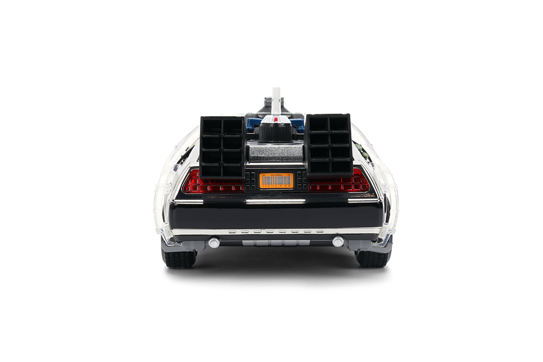 Back to the Future Time Machine, 1:24 Scale Vehicle (Chrome Exclusive) (PRE-ORDER)