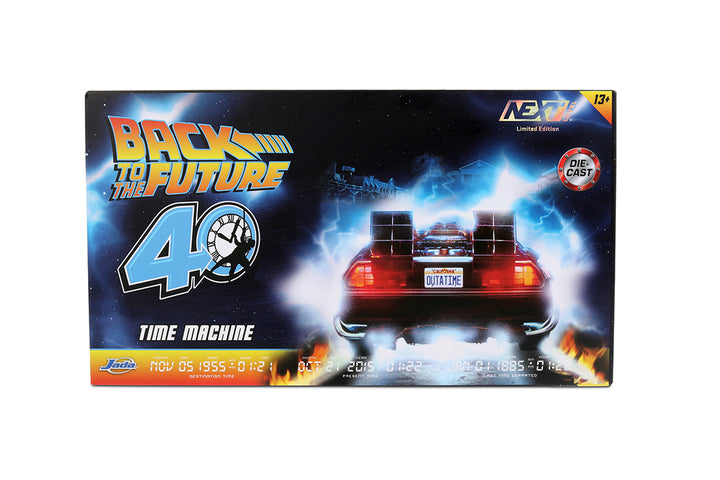 Back to the Future Time Machine, 1:24 Scale Vehicle (Chrome Exclusive) (PRE-ORDER)