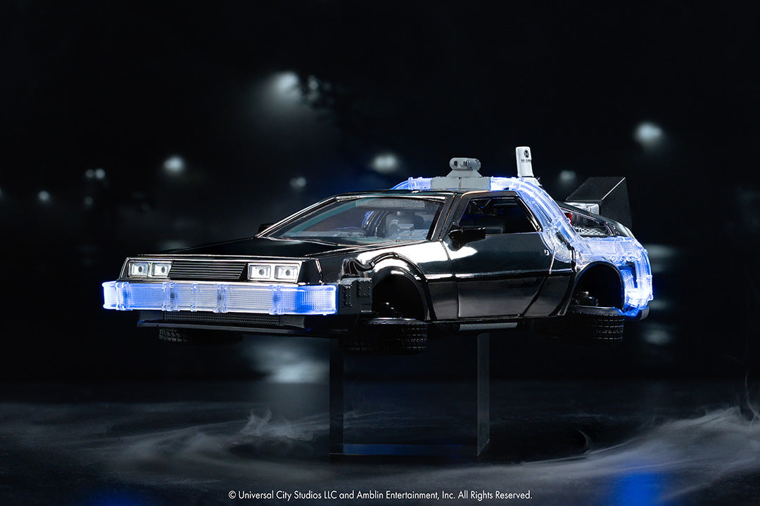 Back to the Future Time Machine, 1:24 Scale Vehicle (Chrome Exclusive) (PRE-ORDER)