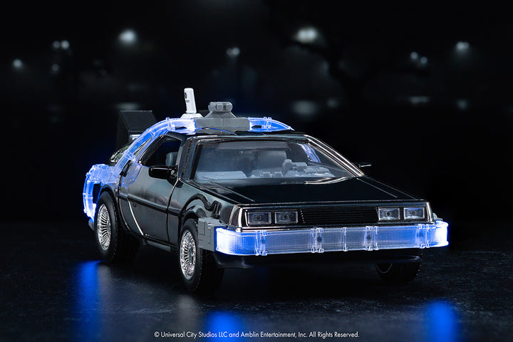 Back to the Future Time Machine, 1:24 Scale Vehicle (Chrome Exclusive) (PRE-ORDER)