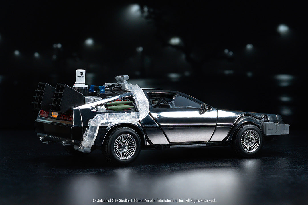Back to the Future Time Machine, 1:24 Scale Vehicle (Chrome Exclusive) (PRE-ORDER)
