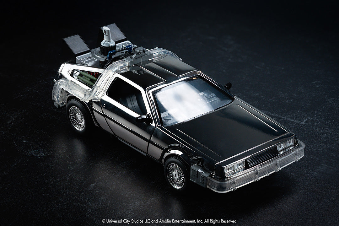 Back to the Future Time Machine, 1:24 Scale Vehicle (Chrome Exclusive) (PRE-ORDER)
