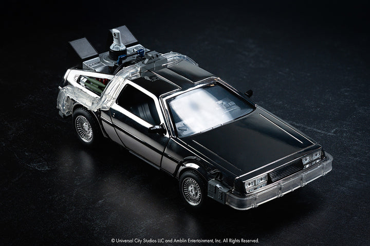 Back to the Future Time Machine, 1:24 Scale Vehicle (Chrome Exclusive) (PRE-ORDER)