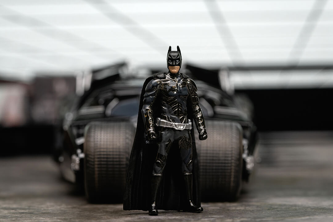 Buy The Dark Knight Trilogy Tumbler Batmobile & Batman, 1:24