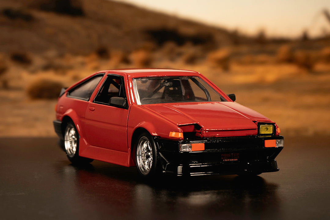 Drifter Movie Toyota Trueno AE-86 "Lola 1", 1:24 Scale Vehicle