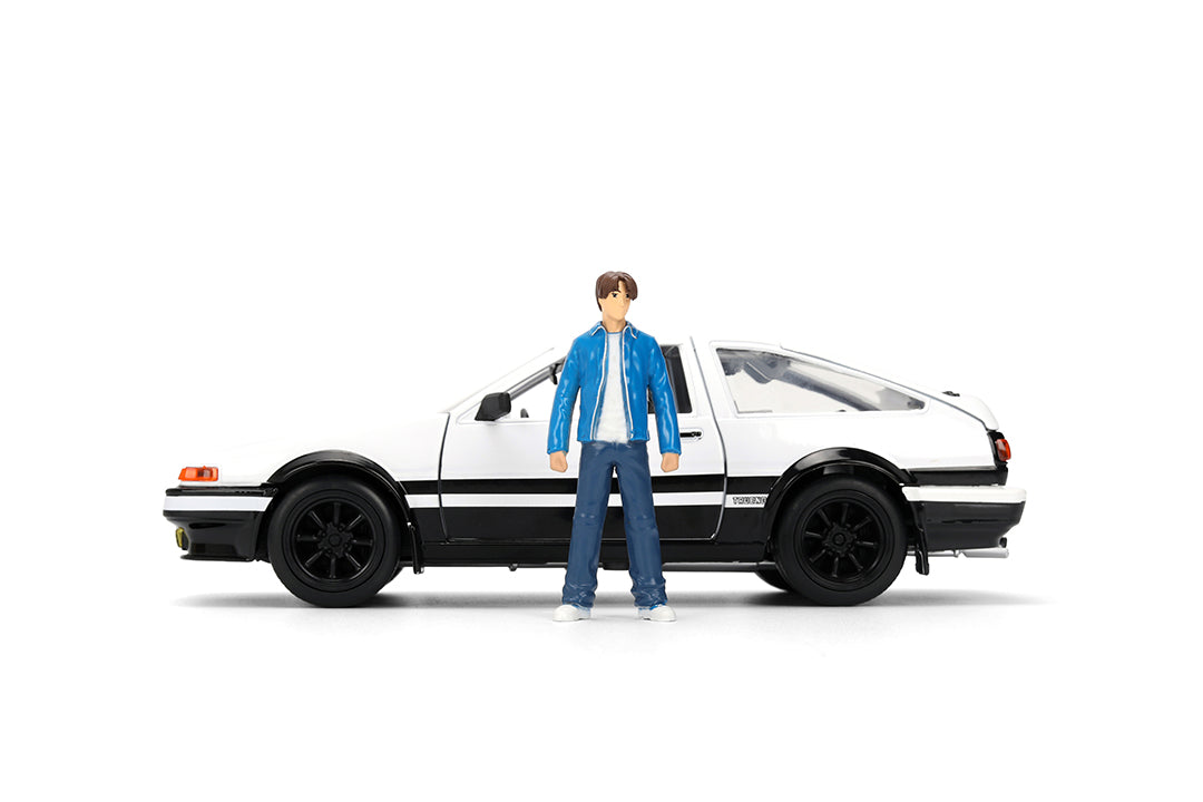 Toyota Trueno AE86 de Takumi Fujiwara de la marque JADA TOYS 1/18 Toyota Trueno AE86 de Takumi Fujiwara de la marque JADA TOYS 1/18