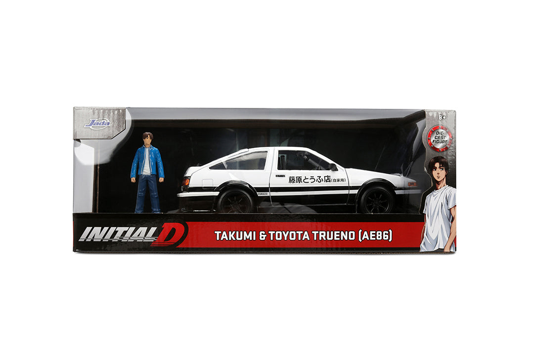 Buy Initial D Toyota Trueno AE-86 & Takumi, 1:24 Scale Vehicle and