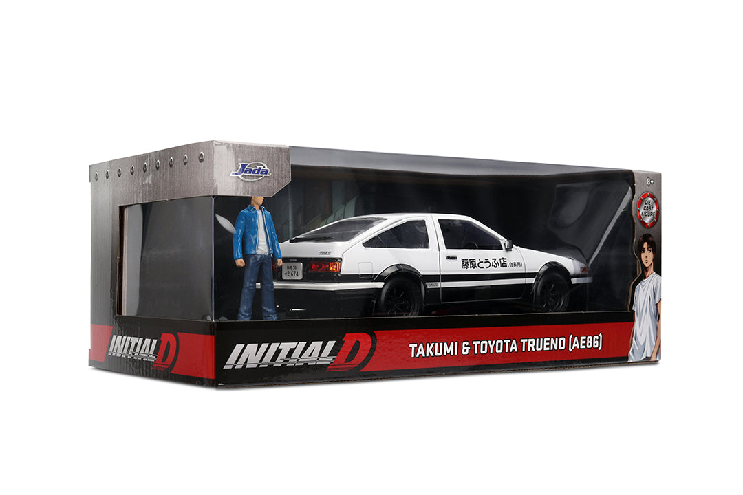 Initial D 1:24 Toyota Trueno AE-86 w/ Takumi Product Package 02