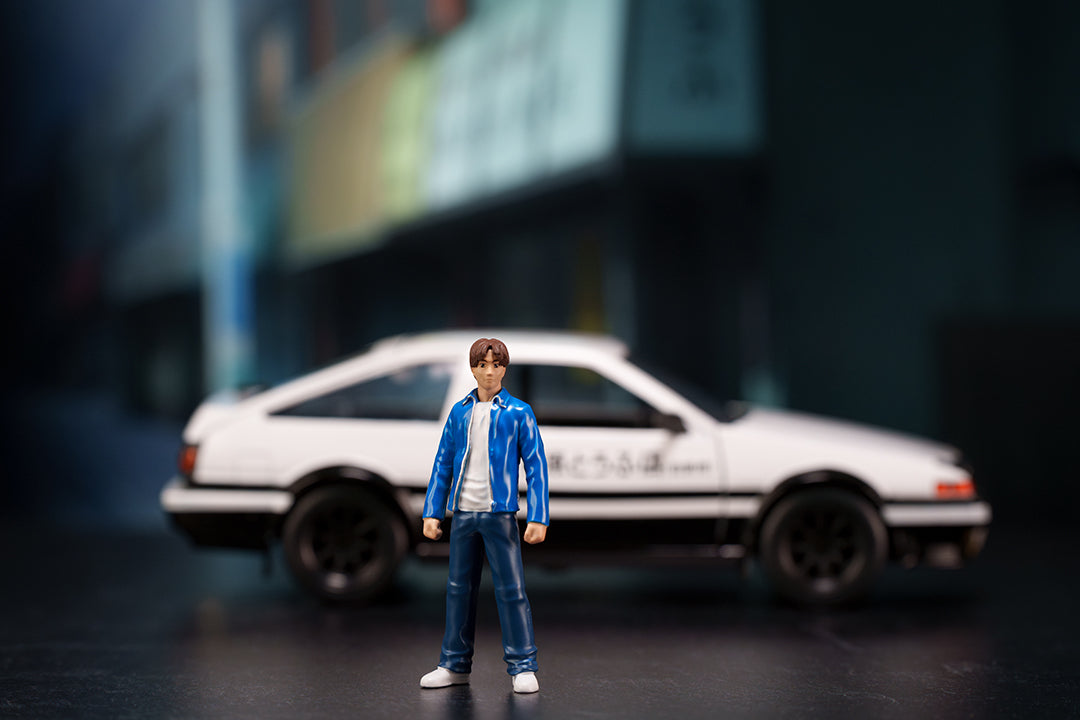 Initial D 1:24 Toyota Trueno AE-86 w/ Takumi Social 04