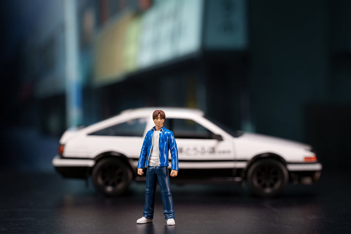 Initial D 1:24 Toyota Trueno AE-86 w/ Takumi Social 04
