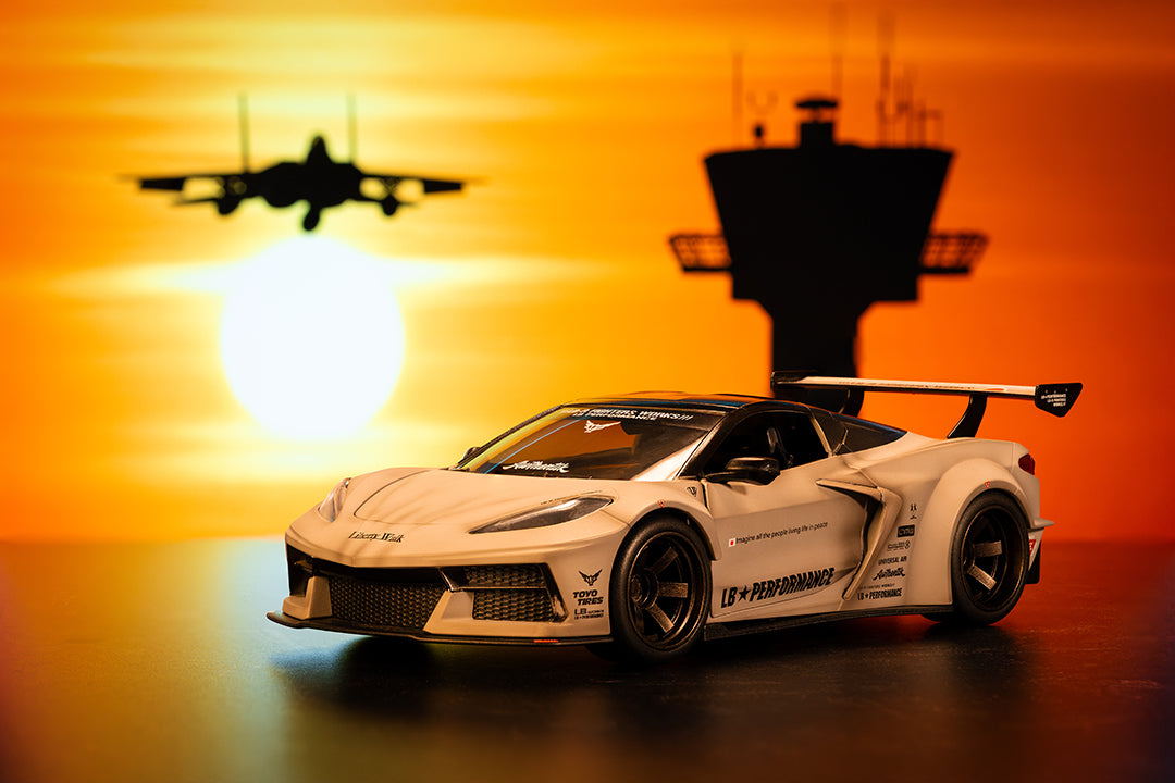 Buy Liberty Walk Chevrolet Corvette C8, 1:24 Scale Vehicle online