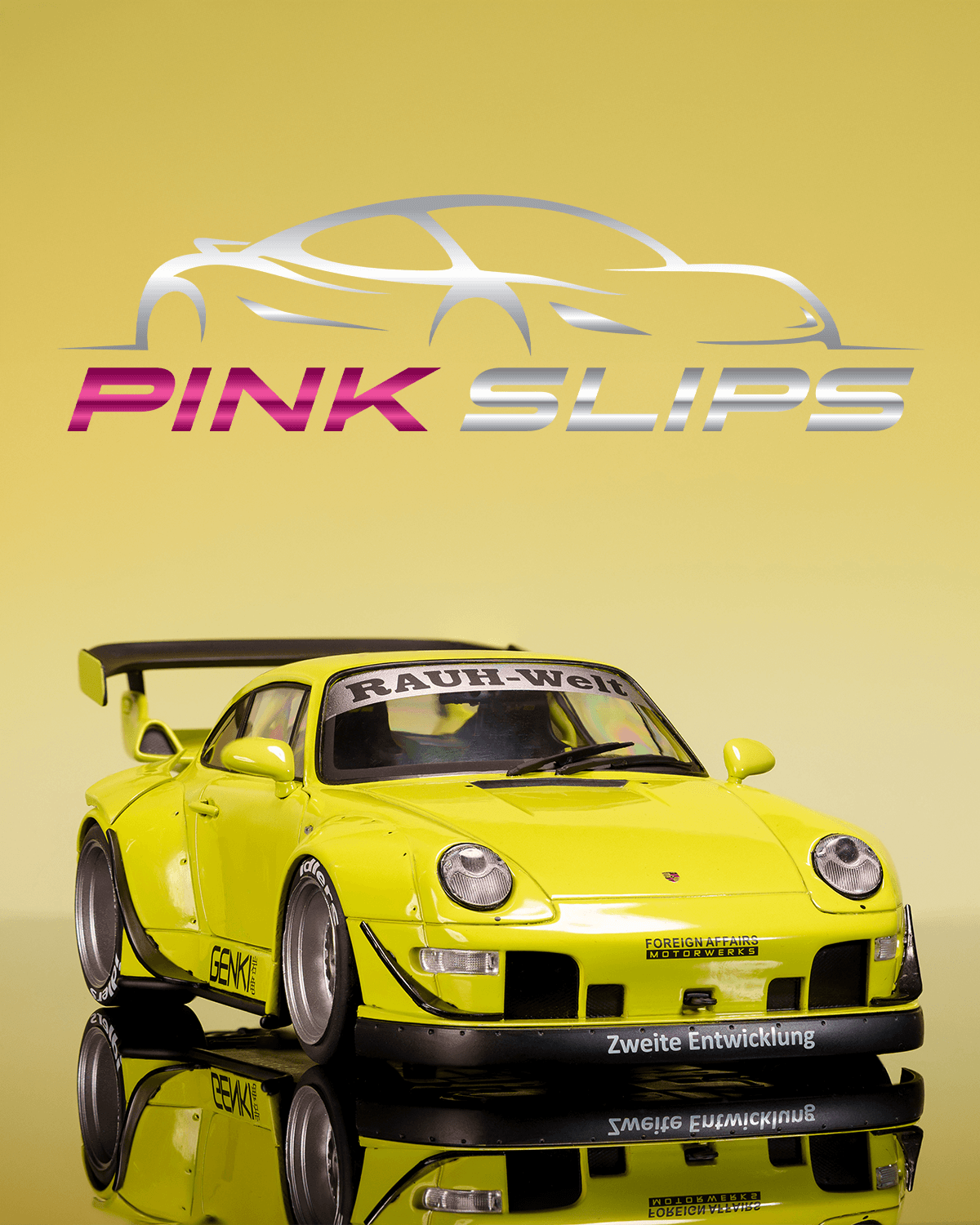 Pink Slips 1:18 W7 RWB Genki Feature Mobile