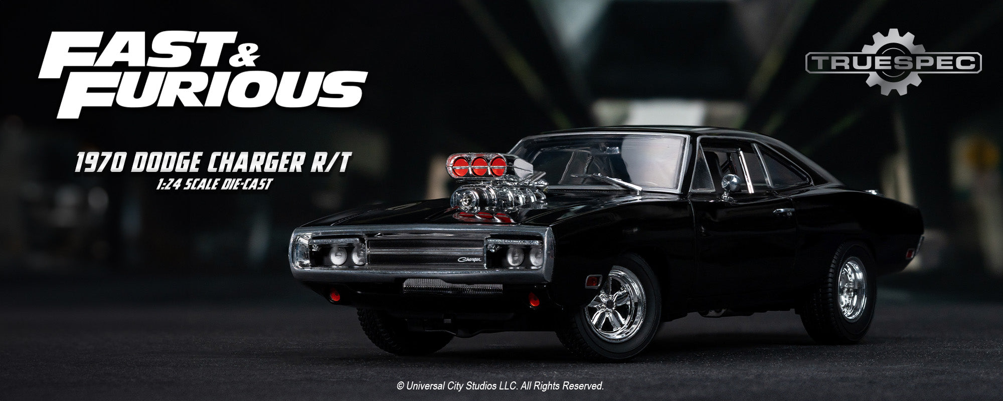 TrueSpec Fast & Furious 1:24 Dodge Charger R/T Feature Banner