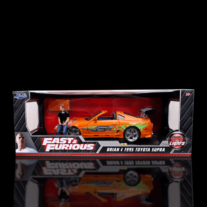 Buy Fast & Furious Brian's Toyota Supra, 1:18 Scale Vehicle w Buy Fast & Furious Brian's Toyota Supra, 1:18 Scale Vehicle w