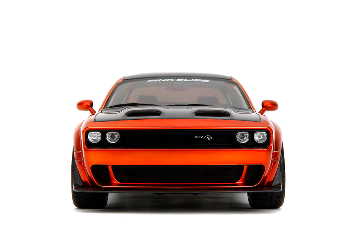 Pink Slips 2015 Dodge Challenger SRT Hellcat, 1:18 Scale Vehicle (Wave 1)
