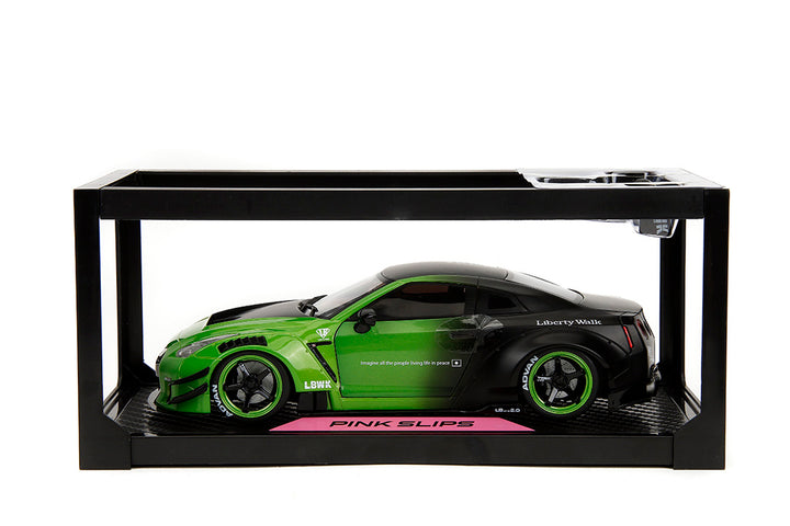 Pink Slips Nissan GT-R (R35) Liberty Walk, 1:18 Scale Vehicle (Wave 1)