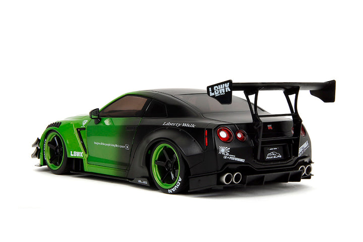 Pink Slips Nissan GT-R (R35) Liberty Walk, 1:18 Scale Vehicle (Wave 1)