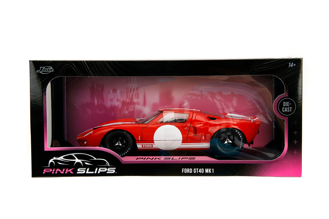 Pink Slips Ford GT-40 Mk 1, 1:18 Scale Vehicle (Wave 3)