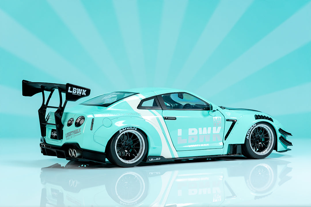 Buy Pink Slips Nissan GT-R (R35) Liberty Walk, 1:18 Scale Vehicle (Wave ...