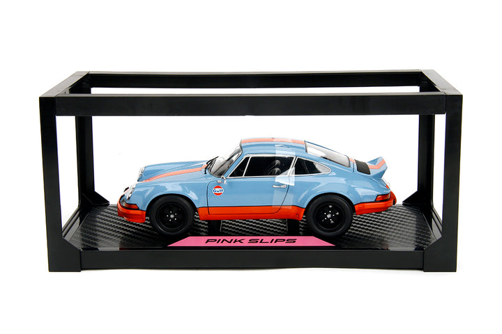 Pink Slips Porsche 911 RSR Gulf 1, 1:18 Scale Vehicle (Wave 4)