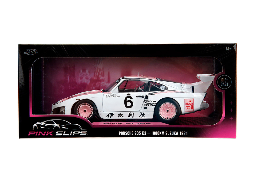 Pink Slips Porsche 935 K3 1000KM Suzuka 1981, 1:18 Scale Vehicle (Wave 4)