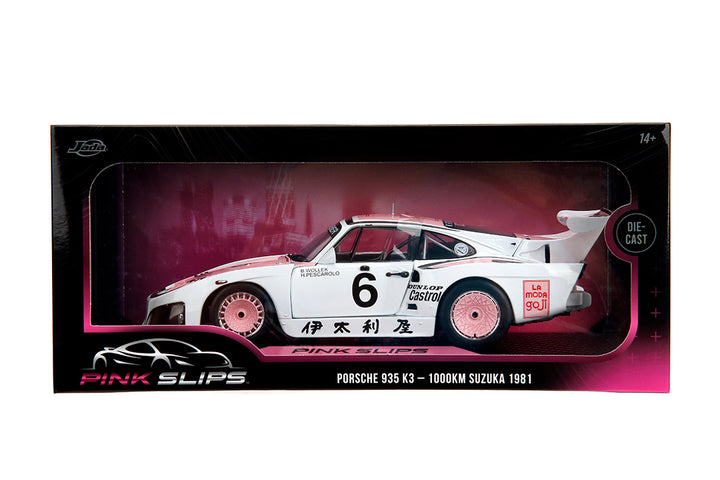Pink Slips Porsche 935 K3 1000KM Suzuka 1981, 1:18 Scale Vehicle (Wave 4)
