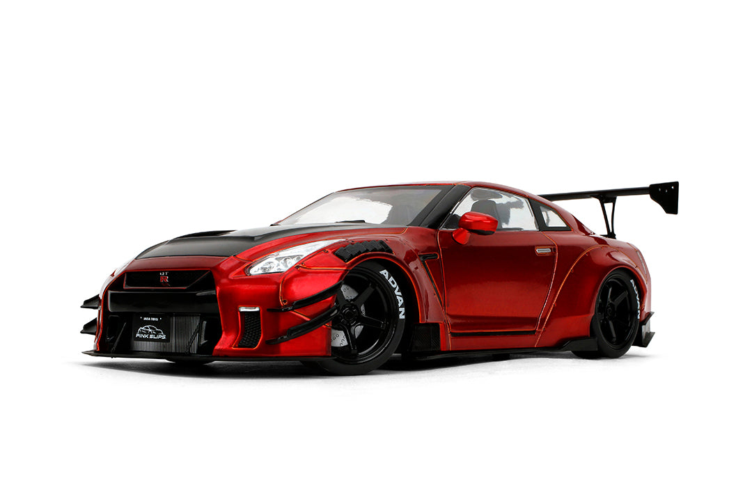Pink Slips Nissan GT-R (R35) Liberty Walk, 1:18 Scale Vehicle (Wave 5)