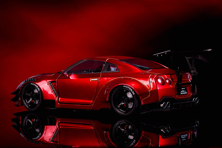 Pink Slips Nissan GT-R (R35) Liberty Walk, 1:18 Scale Vehicle (Wave 5)