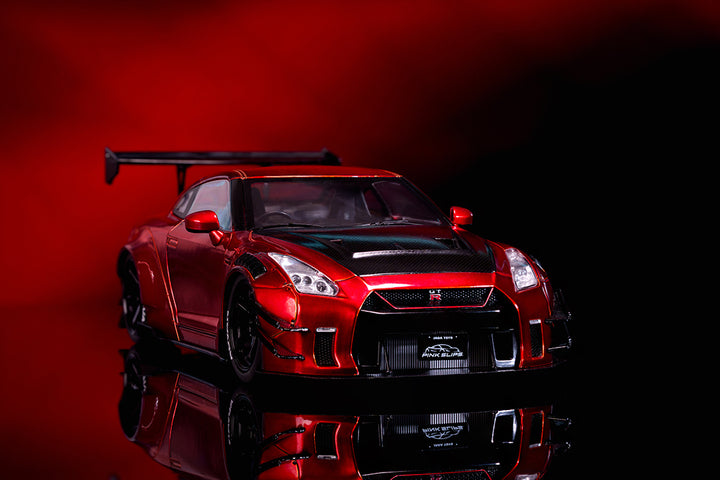 Pink Slips Nissan GT-R (R35) Liberty Walk, 1:18 Scale Vehicle (Wave 5)