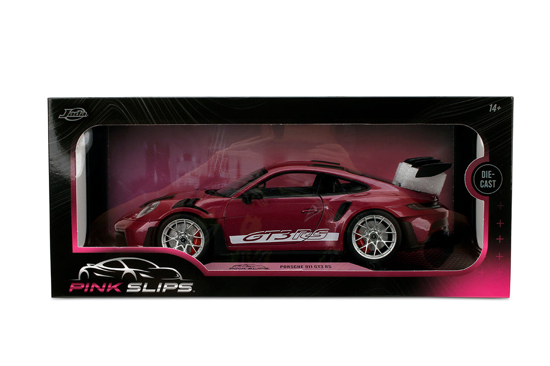ポルシェ 911（992） GT3 RS Pink Slips ミニカー Buy Pink Slips Porsche 911 GT-3 RS, 1:18 Scale Vehicle (Wave 6