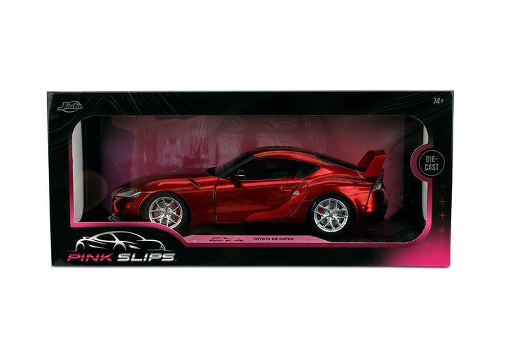 Pink Slips Toyota GR Supra, 1:18 Scale Vehicle (Wave 6)
