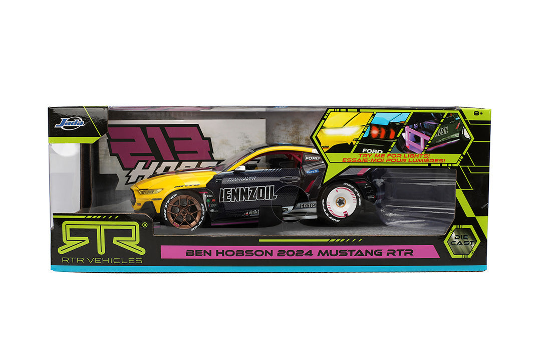 RTR Vehicles Ben Hobson 2024 Ford Mustang RTR, 1:24 Scale Vehicle