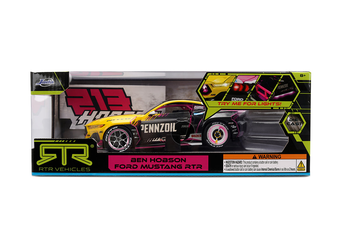 RTR Vehicles Ben Hobson 2025 Ford Mustang RTR 213, 1:24 Scale Vehicle (Wave 2)